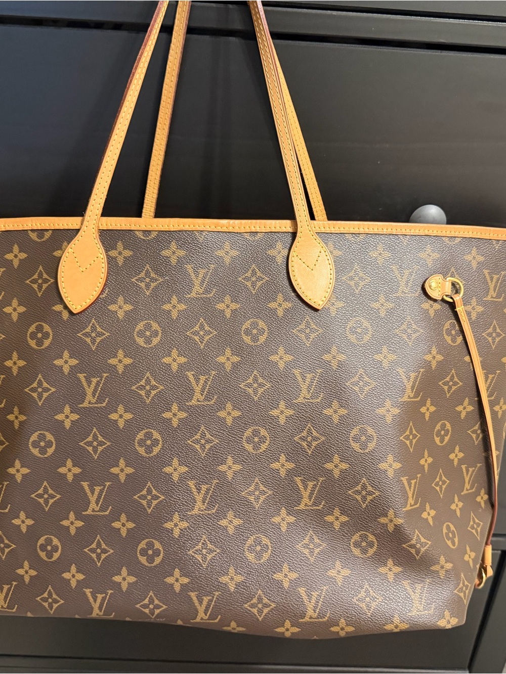 Louis Vuitton Monogram Neverfull GM Tote in Brown and Tan